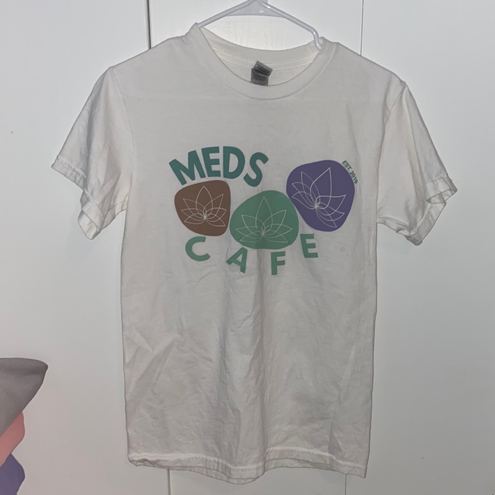 white basic t-shirt, SIZE SMALL, never worn before, no stains